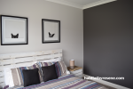 black and white, black, white, bedroom, teenage bedroom, paint ideas, charcoal paint