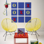 kids playroom, childrens playroom, kids feature wall, colourful playroom, bright paint 