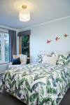 bedroom, blue bedroom, resene half duck egg blue, beach inspired bedroom, light blue room
