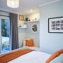 bedroom, blue bedroom, beach inspired, resene half duck egg blue, light blue bedroom 
