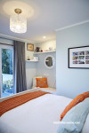 bedroom, blue bedroom, beach inspired, resene half duck egg blue, light blue bedroom 