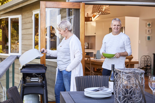 renovated house, bach, beach inspired, outdoor living, outdoor entertaining