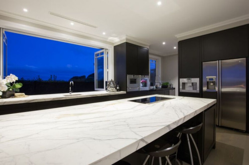 kitchen, white, cabinets