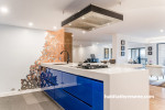 blue, kitchen, blue kitchen, modern kitchen