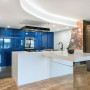 blue, kitchen, blue kitchen, modern kitchen