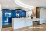 blue, kitchen, blue kitchen, modern kitchen