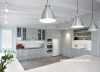 kitchen, traditional kitchen, white kitchen, vintage kitchen, industrial lights 