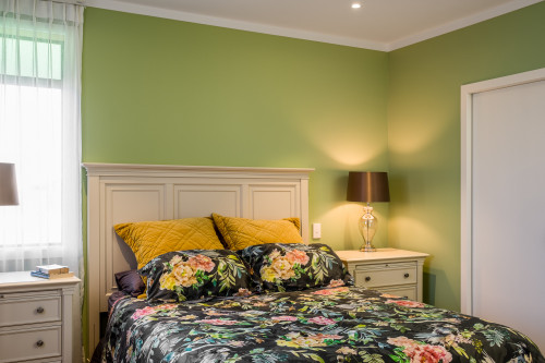 bedroom inspiration, bedroom ideas, green bedroom ideas, green interior ideas, colour palette