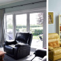 lounge, blue lounge, living room, blue living room, resene duck egg blue, interior lighting