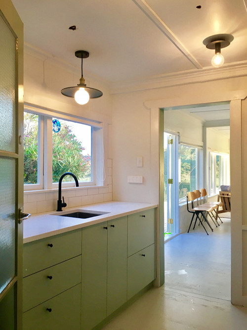 green, kitchen, bach