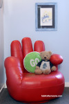 study, kids study, childrens study, blue study, red chair, hand chair 