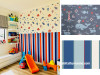 wallpaper inspiration, wallpaper ideas, kids room ideas, playroom ideas, playroom inspiration 