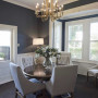blue, living room, dining room, resene coast, villa