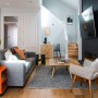 Marley, grey, living room, lounge, modern, contemporary, villa