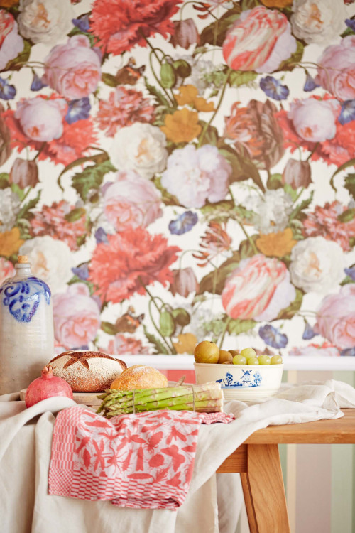 wallpaper, pattern, interior trends, floral