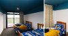 bedroom, boys bedroom, kids bedroom, childrens bedroom, blue bedroom, blue ceiling