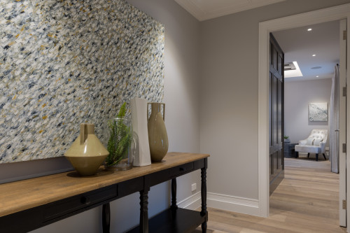 hallway, grey hallway, neutral hallway, grey interior, neutral interior, resene eighth stonehenge