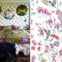 wallpaper inspiration, bedroom inspiration, floral bedroom, wallpaper feature wall, bedroom decor