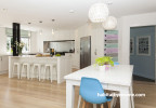 kitchen, white kitchen, dining room, white dining room, white paint