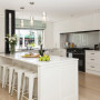 kitchen, white kitchen, modern kitchen, white paint, Resene Alabaster 