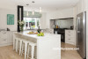 kitchen, white kitchen, modern kitchen, white paint, Resene Alabaster 