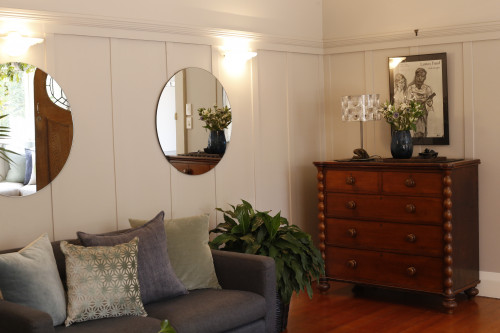 Living room, mirrors, sofa, living room inspiration, Resene