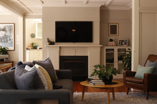 Living room, Lounge, Fireplace inspiration, Mantlepiece, Neutrals, Resene