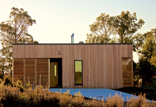 modern bach, modern cabin, contemporary cabin, new zealand bach