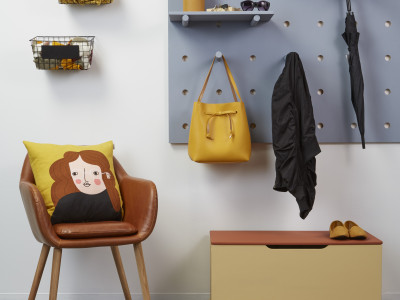 How to make a mudroom when you don’t have space to spare