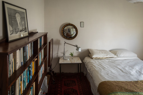 bedroom, spare bedroom, white, brown, wooden bedroom furniture, Resene