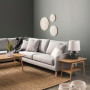 living room, lounge, grey living, grey lounge, grey couch, nood furniture, grey wall