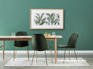 spring colour inspiration, green dining ideas, green interior inspiration, interior design, resene