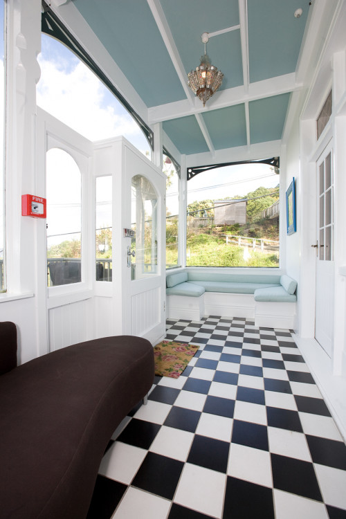 painted ceiling, ceiling inspiration, blue and white paint, villa conservatory, duck egg blue
