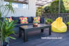 outdoor living, outdoor entertaining, outdoor furniture, outdoor bean bag, deck 