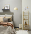 bedroom, neutral bedroom, neutrals, grey, beige, Resene