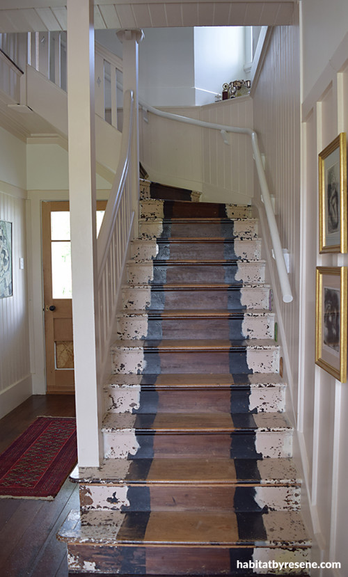 stairs, white, paint ideas, paint trends