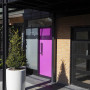 front door inspiration, front door ideas, pink front door, exterior inspiration, exterior design