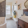 bathroom, neutral bathroom, white bathroom, resene pearl lusta, bathroom tiles