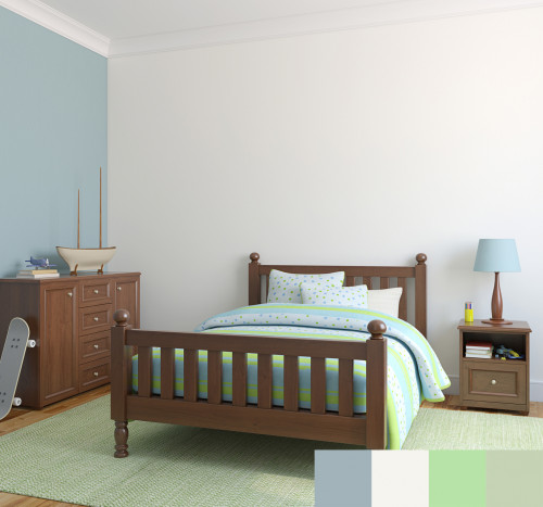 Aqua, Bedroom, Blue, Childrens bedroom, childs room