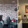 wallpaper inspiration, wallpaper ideas, wallpaper feature, bathroom inspiration, neutral bathroom