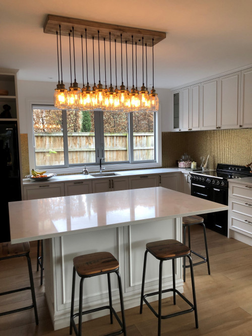 kitchen inspiration, kitchen ideas, kitchen design, white kitchen, resene alabaster, gold interior