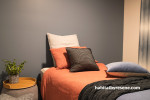 bedroom inspiration, bedroom ideas, bedroom design, bedroom decor, dark interior, dark feature wall