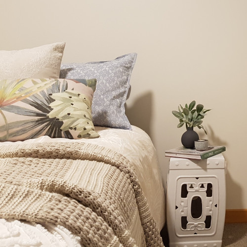 bedroom inspiration, bedroom ideas, bedroom design, neutral bedroom, bedroom decor, resene