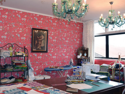 Kay’s whimsical wallpapered Morrinsville home