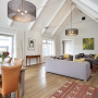 Living room, lounge, white paint, interior, modern home, seaside house, beach house, ceiling 