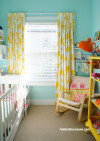 blue nursery, aqua nursery, turquoise bedroom, children's bedroom 