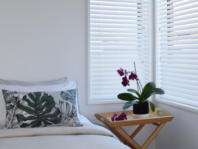 Liam’s Cambridge bungalow has been transformed by a light and earthy palette