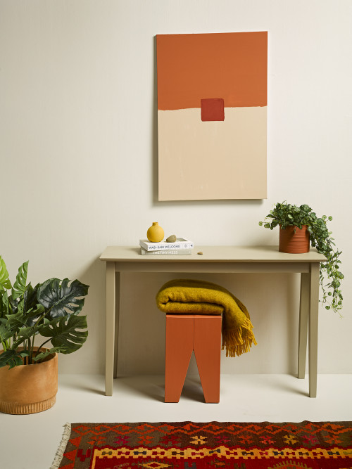 Table, Desk inspiration, Wall art, Indoor Plants, Rugs, Small Space Decorating, Resene