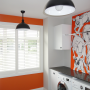 Marimekko, laundry, orange paint,