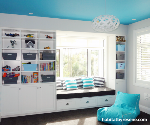 blue, children, bedroom, kid's room, play room, playrom, paint ideas, paint trends